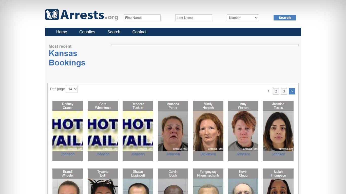 Kansas Arrests and Inmate Search